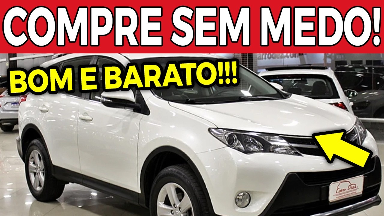 🔥 TOP 5 SUVS BARATOS E CONFIÁVEIS PRA COMPRAR SEM MEDO!