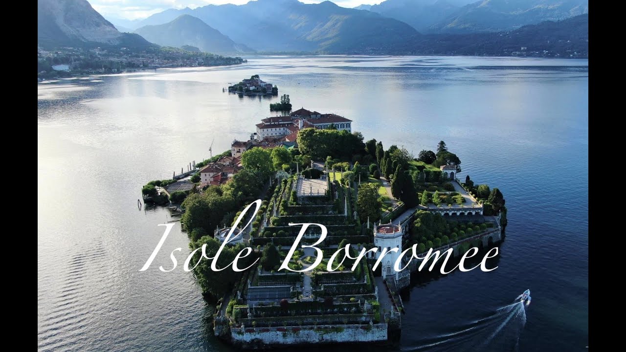 ISOLE BORROMEE VISTE DAL DRONE