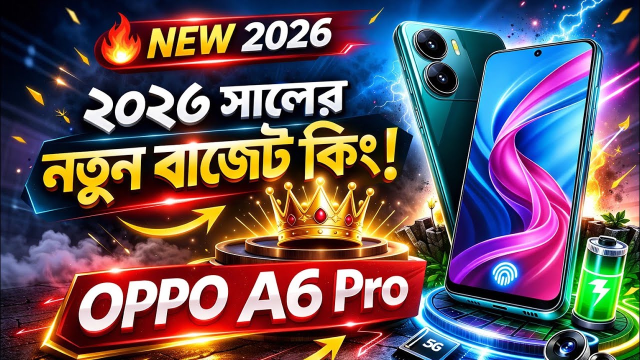 OPPO A6 Pro আসছে বাজার কাঁপাতে! ফুল রিভিউ ও দাম 2026