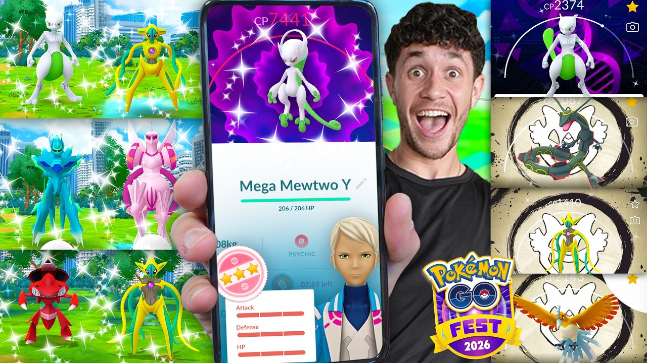 Я поймал ШАНДО Мьюту во время Pok&eacute;mon GO Fest 2026