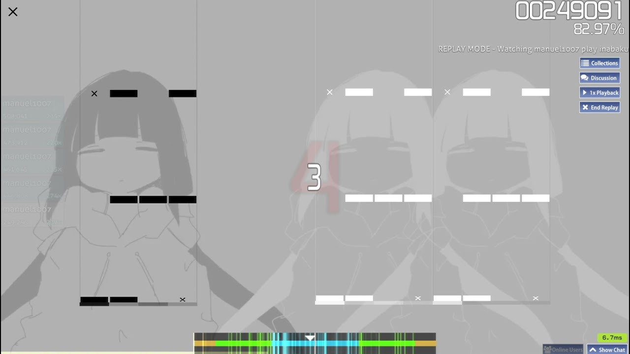 Lagtrain - inabakumori / osu mania 4k