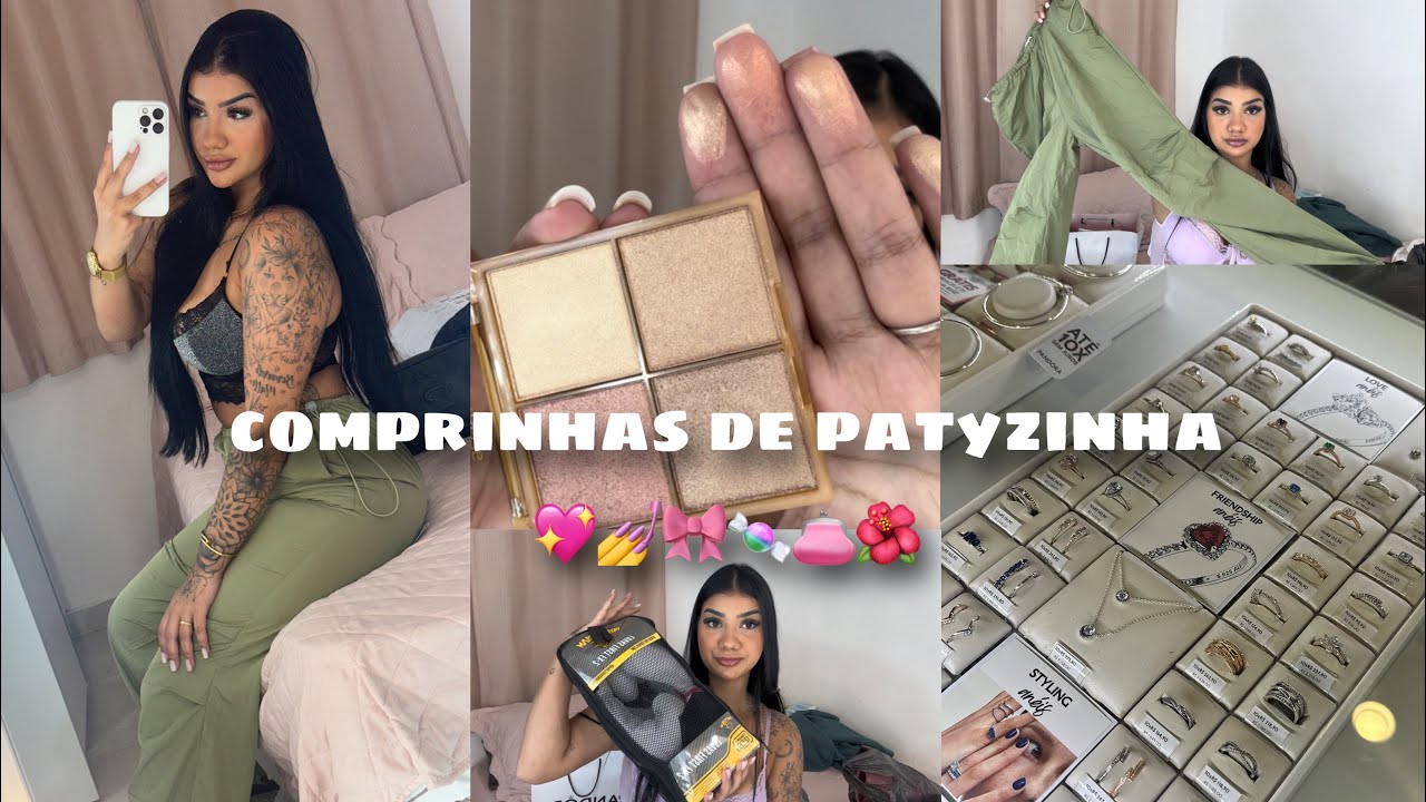 COMPRINHAS DE PATY | maquiagem das blogueiras, pandora, roupas estilosas e mais&hellip; 🎀