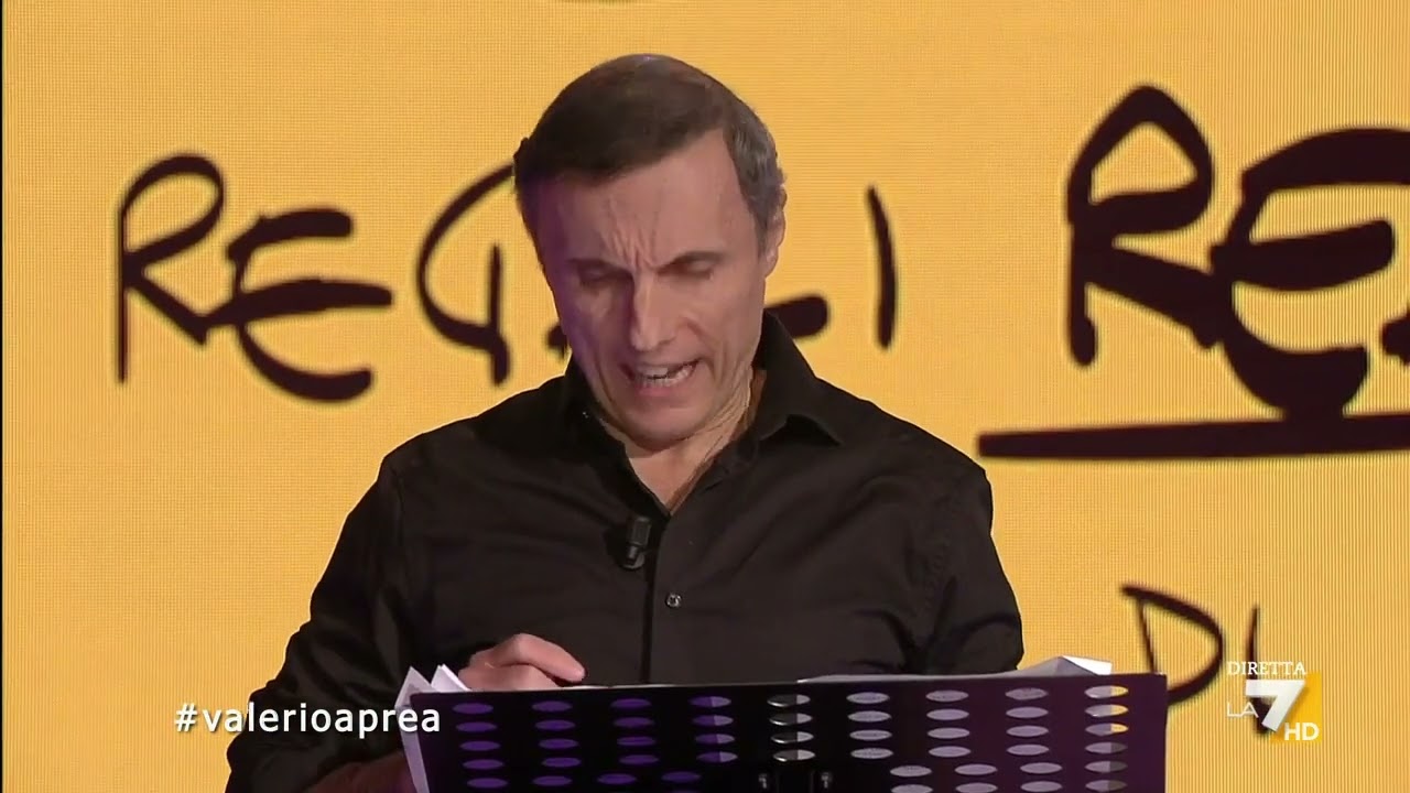 Valerio Aprea legge 