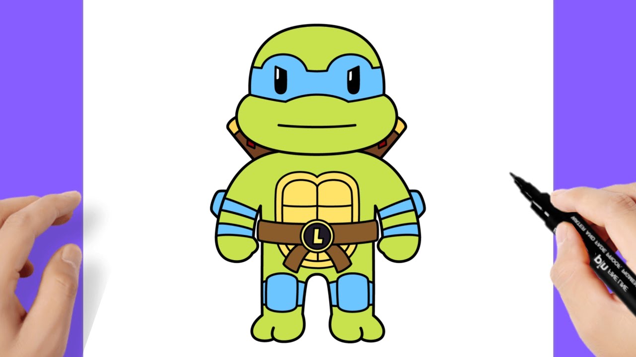 Comment dessiner Leonardo de Stumble Guys
