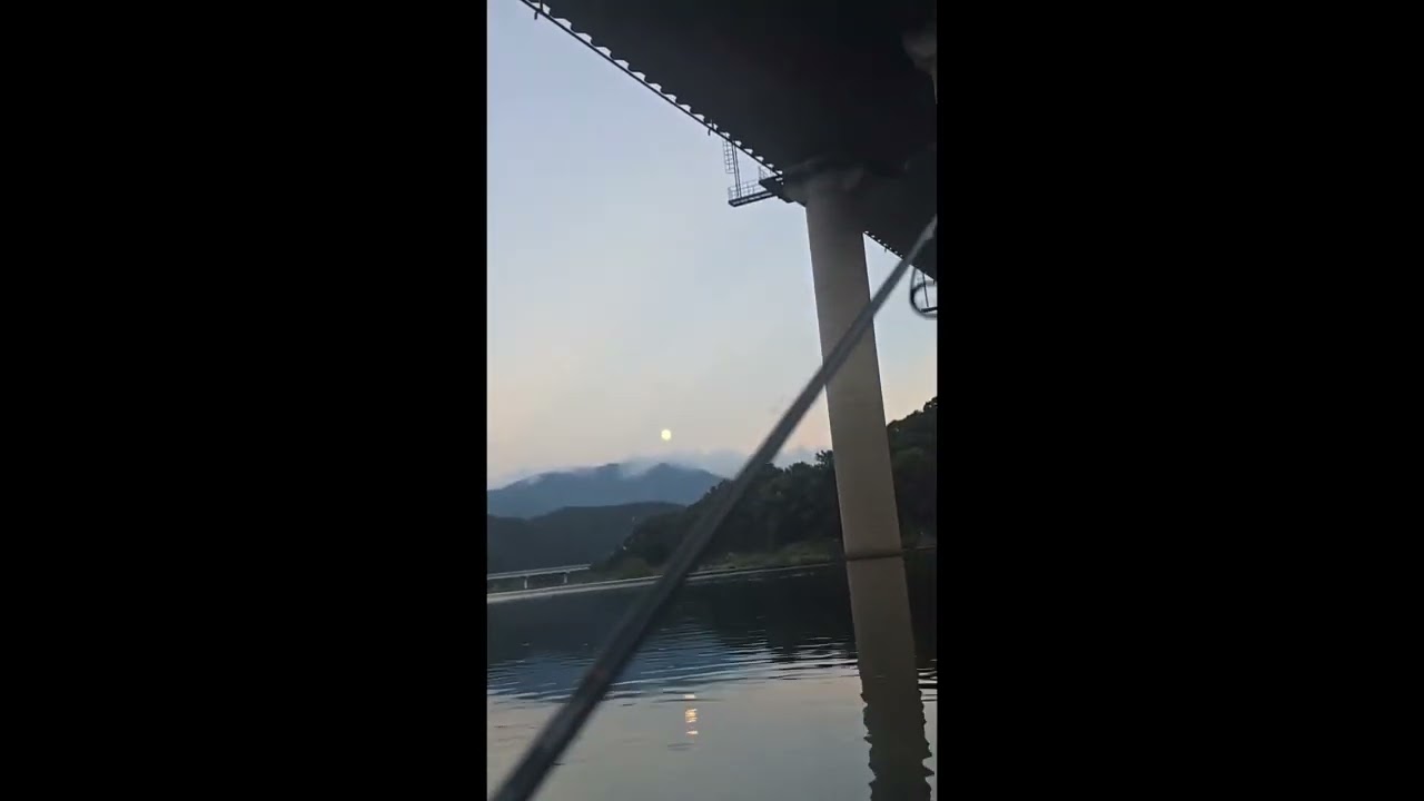 250806 산청 경호강 낮달을 보면서 쏘가리낚시 (경호3ㄱㅛ)