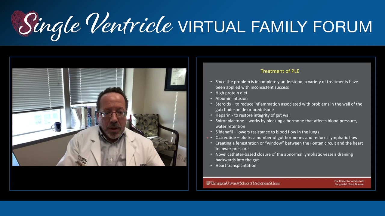 SVFF 2021: Protein Losing Enteropathy after Fontan Surgery—What is This?