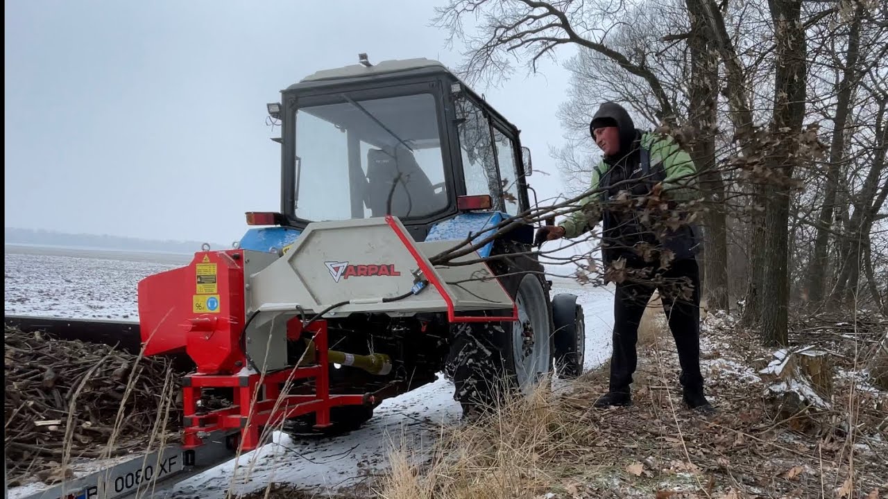 ❌ПРИЦЕП сухих дров із дрантя,всього за пару годин з ARPAL  AM-120TP MAX це можливо ❗️