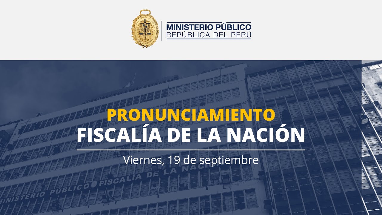🔴 #Pronunciamiento | Fiscal de la Nación, Delia Espinoza.