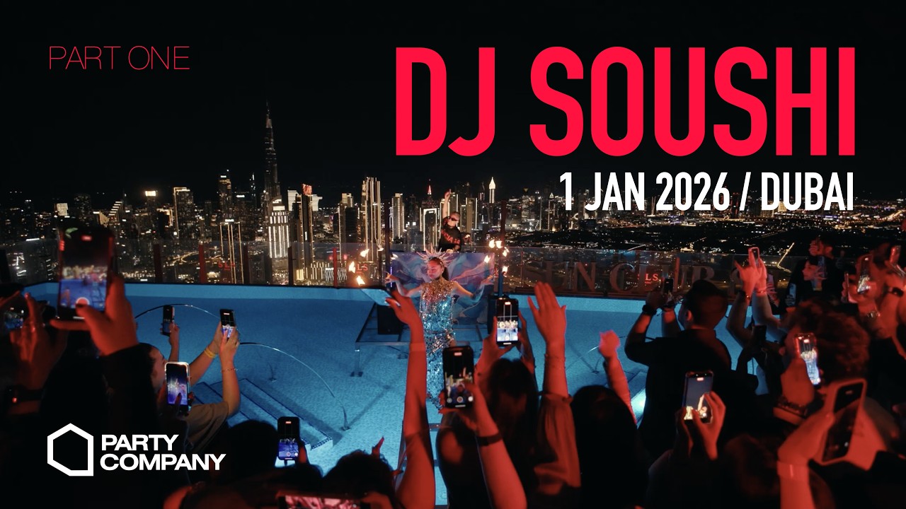 Dj Soushi 1 JAN 2026 Live set in Dubai by Party Company