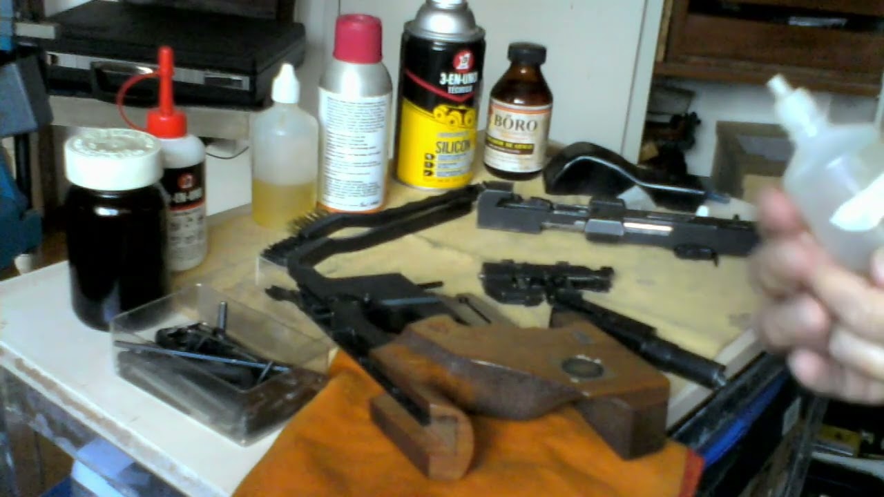 DESARME Y LIMPIEZA DE LA PISTOLA WALTHER GSP .32 SW