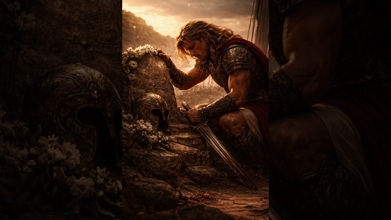 Achilles: Ashes in My Hands #achillespain #aquilescanto #fate #odissey #troy #bradpitt #music #war 