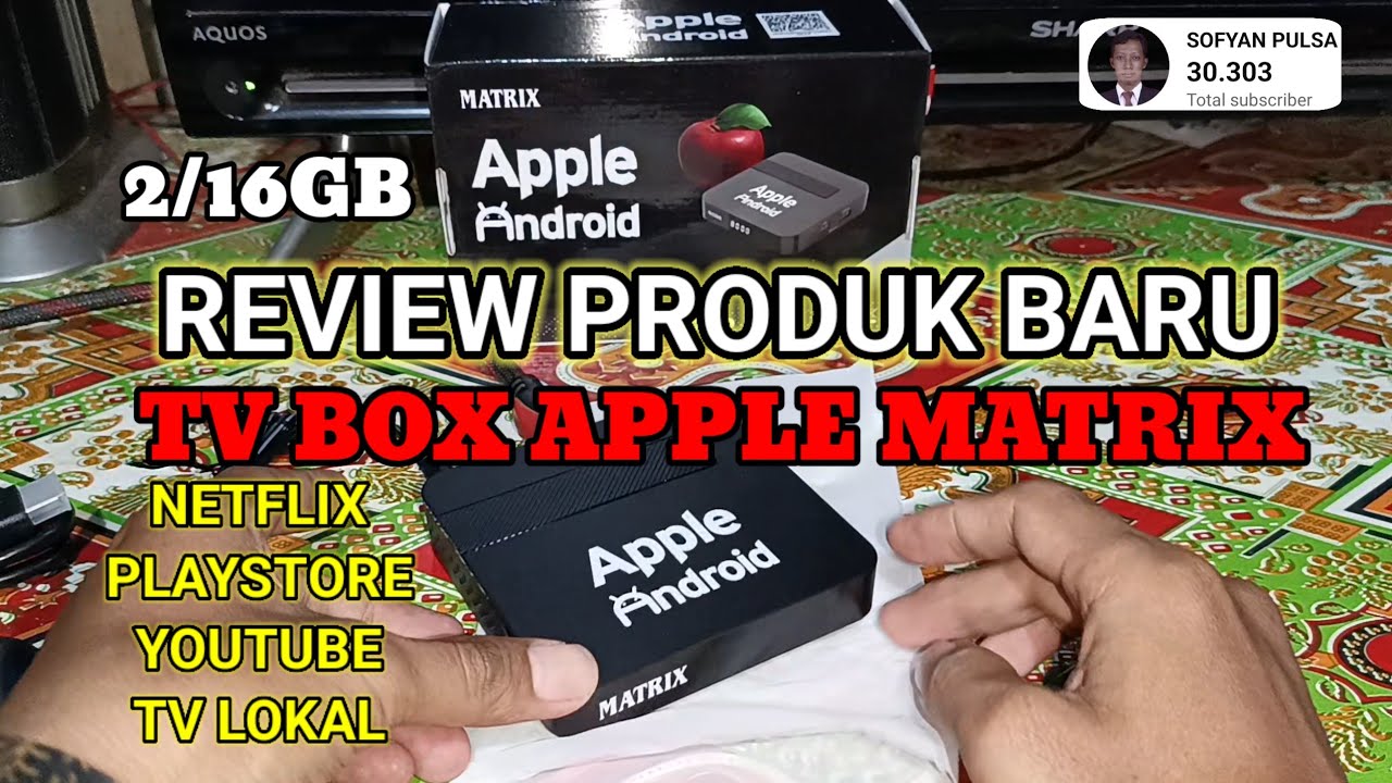 Android TV Box APPLE MATRIX Terbaru 2025