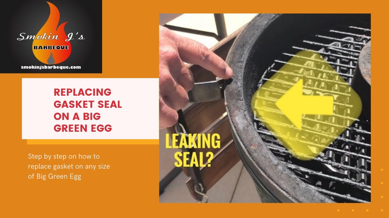 How to replace a Big Green Egg Gasket Seal