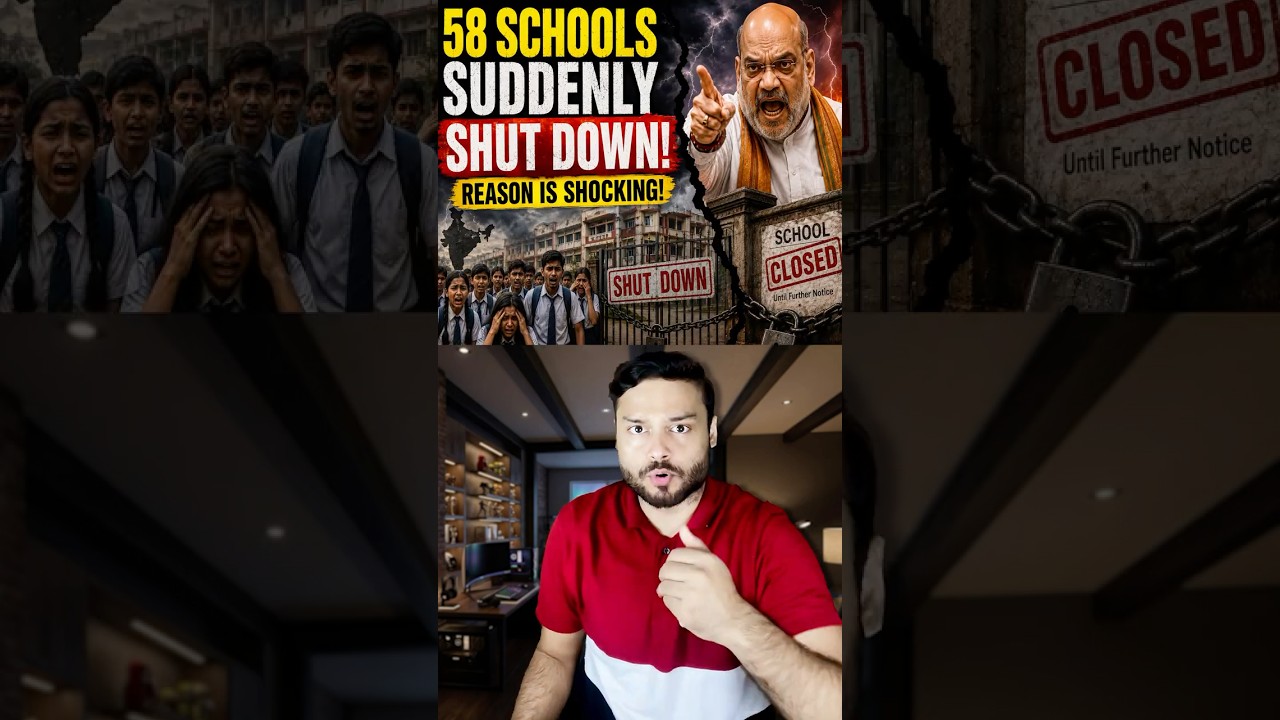 Omg, TODAY 58 Schools 'SHUT DOWN TOTALLY' in India! Fall of Engineering CAREER AURA #shorts
