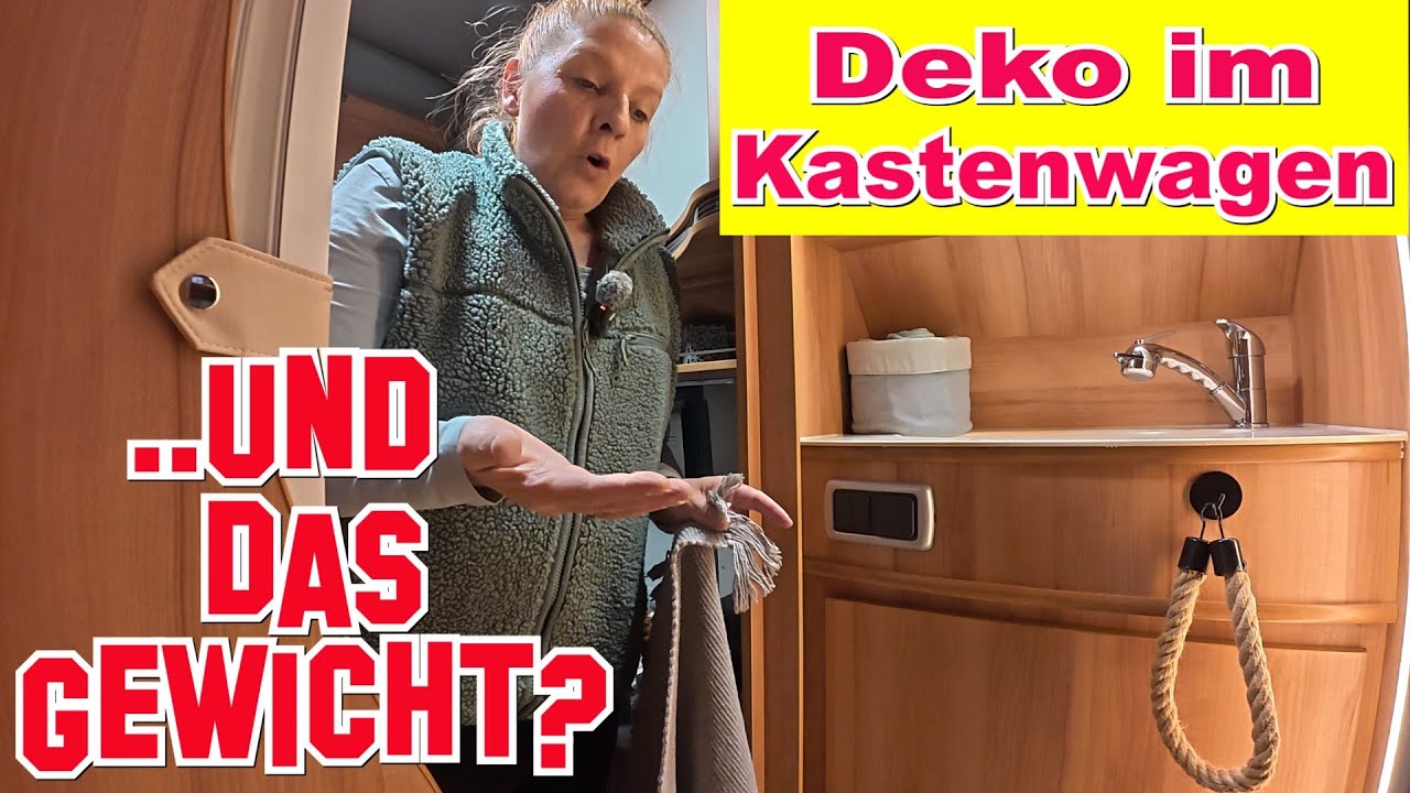 Wohnmobil Gewicht beachten😂Gadgets fürs Wohnmobil👉Dekorieren unseres Pössl Vario👍 Mona ist Kreativ❤️