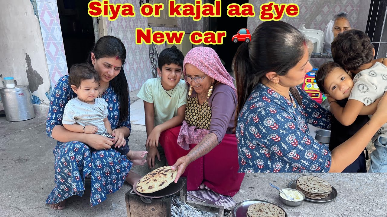 Chulhe pe banaya bajri ka rotla sasuma ne or shiv or siya ki masti