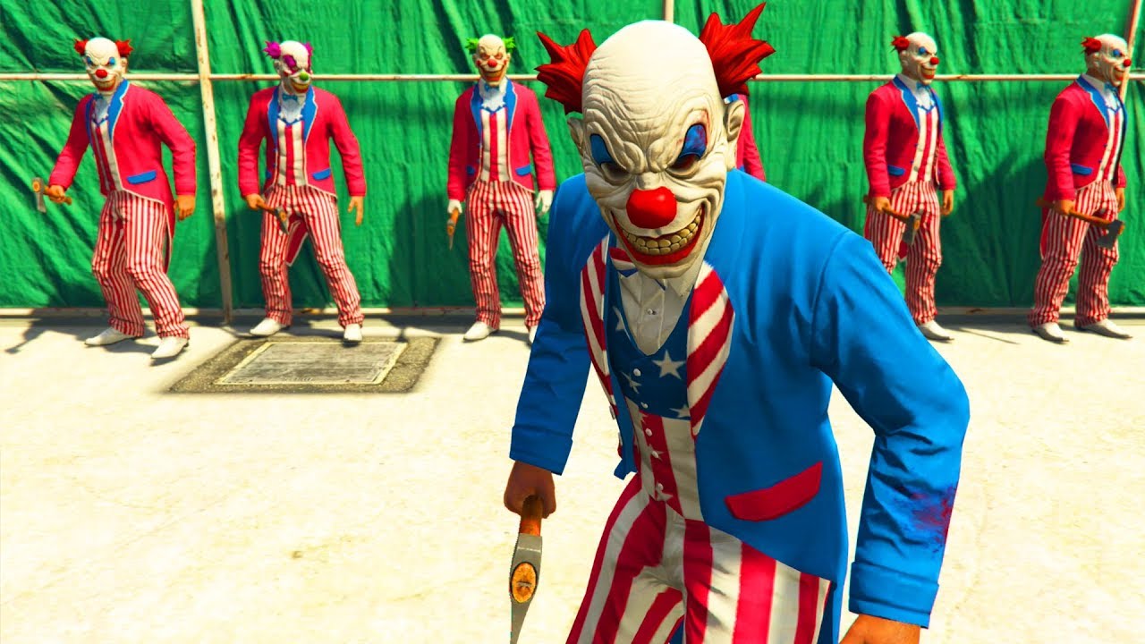 CHASSE AUX CLOWNS TUEURS PURGE !