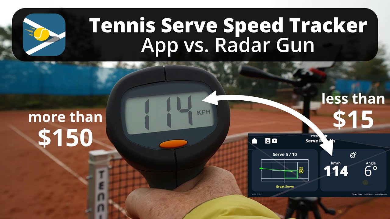Radar Gun vs. Tennis Serve Speed Tracker App