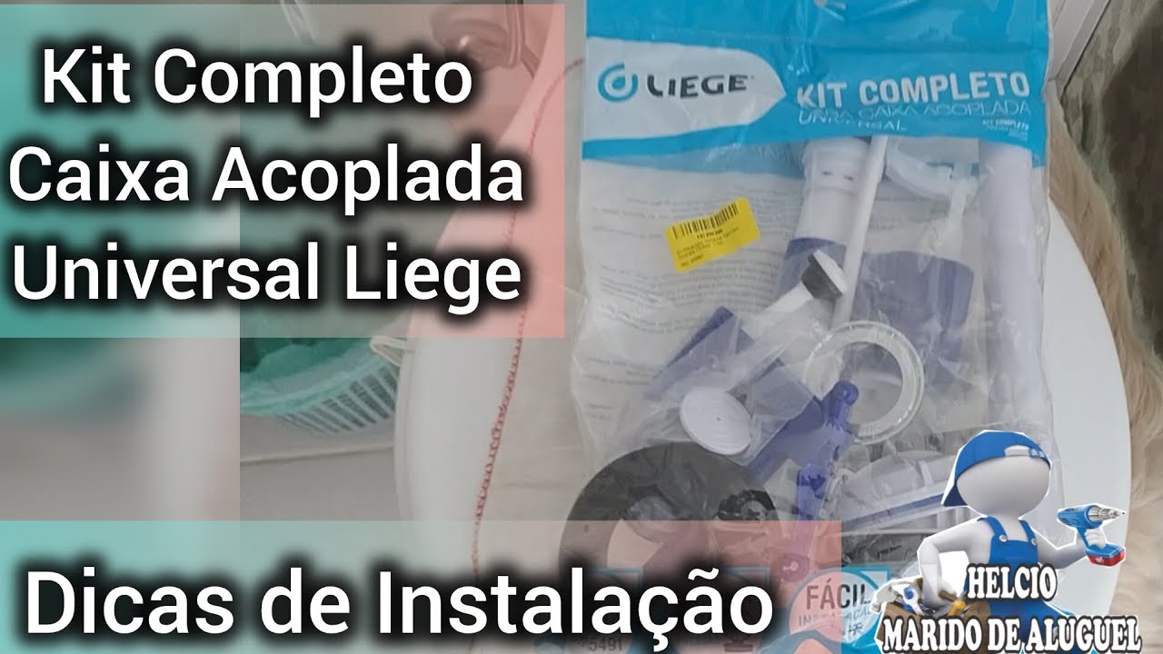 Como Instalar kit completo Caixa Acoplada universal Liege