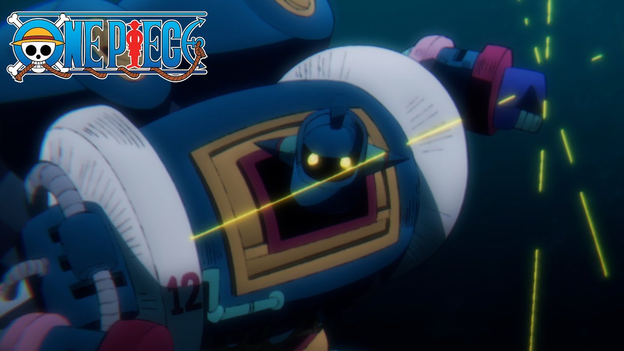 Giant Robot vs Giant Robot Shark | One Piece
