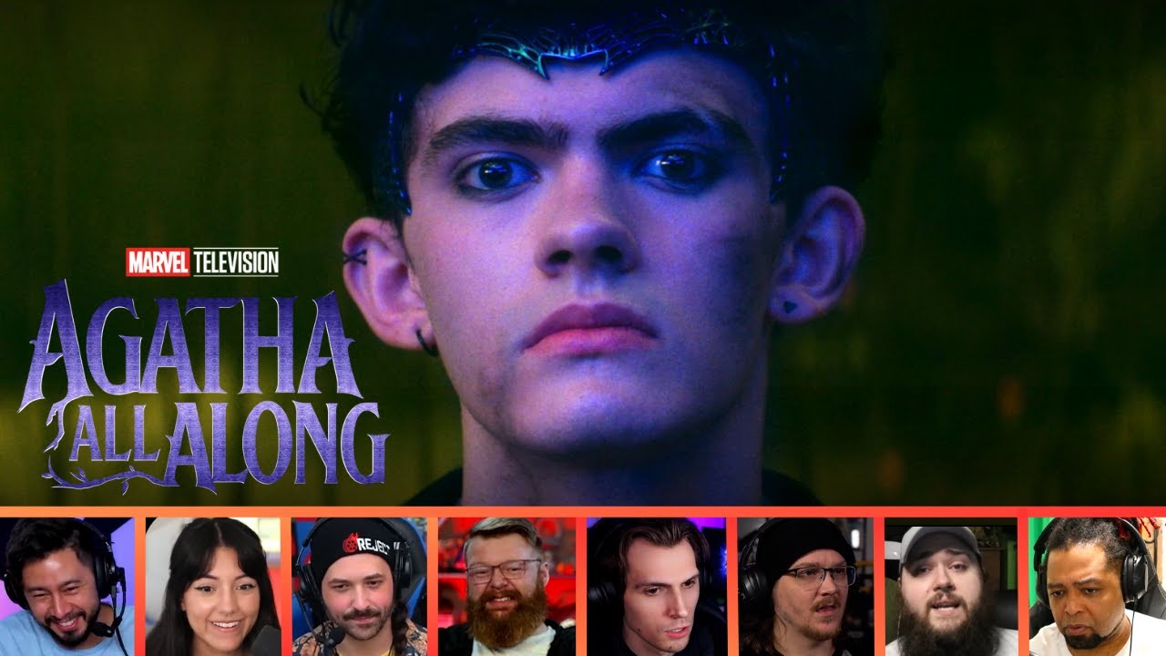 Reactors Reacting to the TEEN CROWN REVEAL | Agatha All Along 1x5 