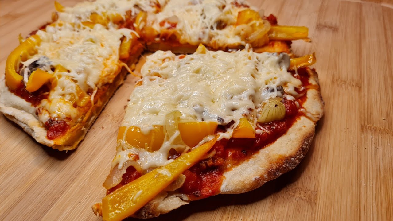 Recette pizza maison SANS FOUR (astuce rapide et facile)