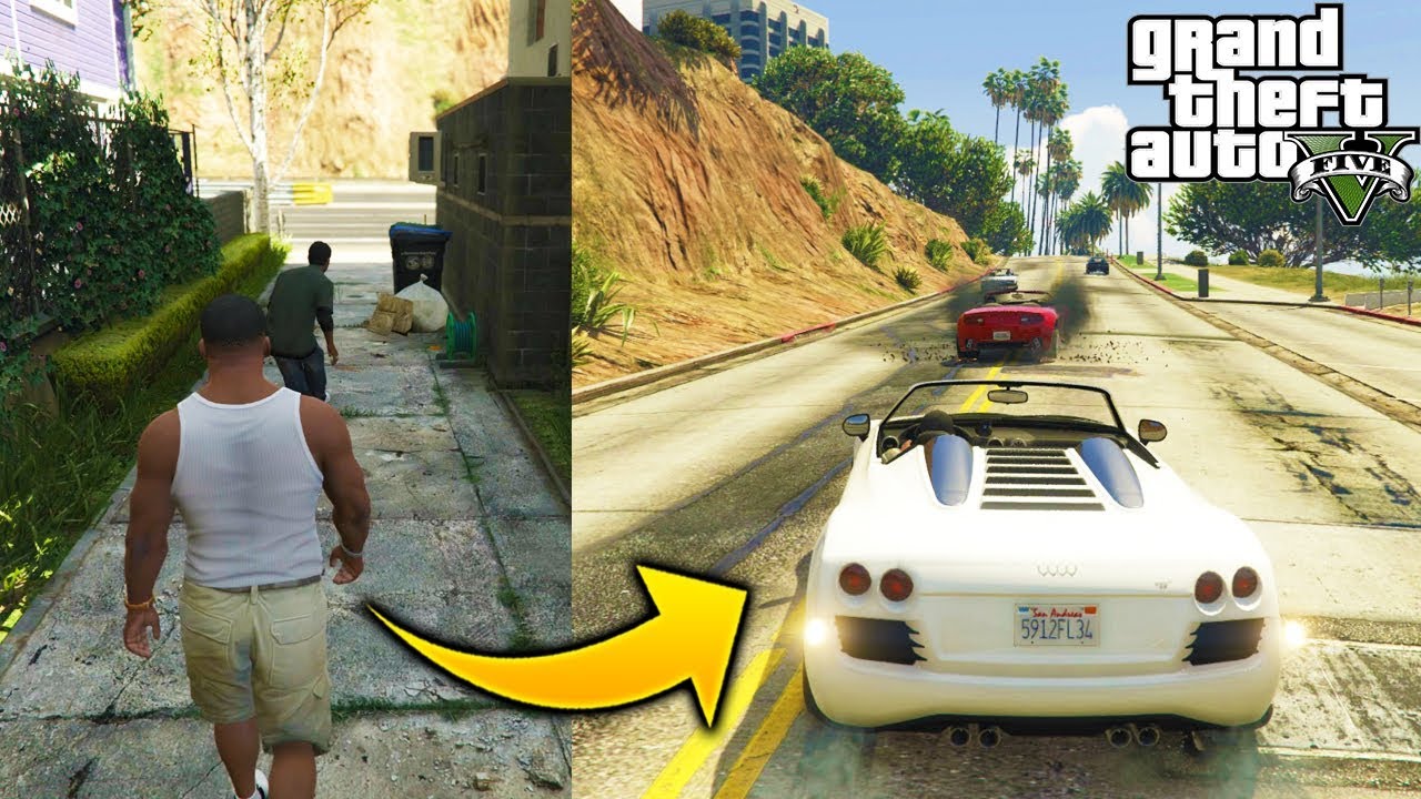 &iquest;Que Pasa Si Descomponemos el Auto de Lamar en la Primera Carrera? GTA 5