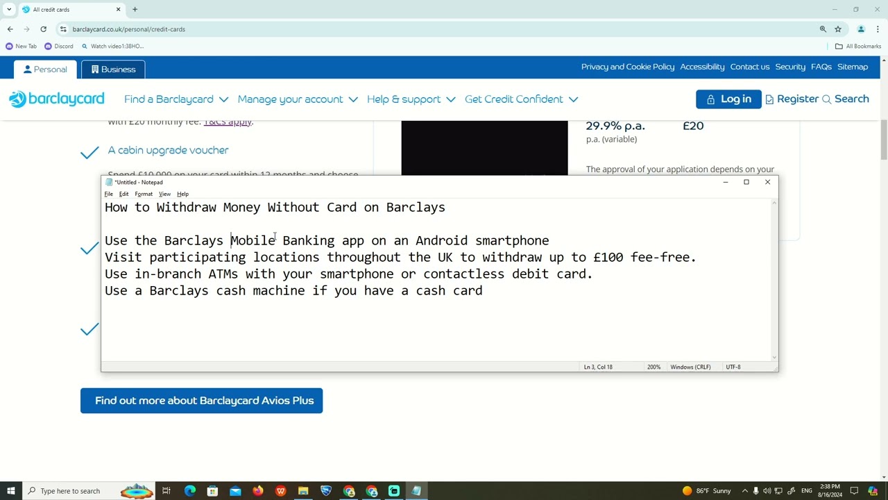 How to Withdraw Money Without Card on Barclays