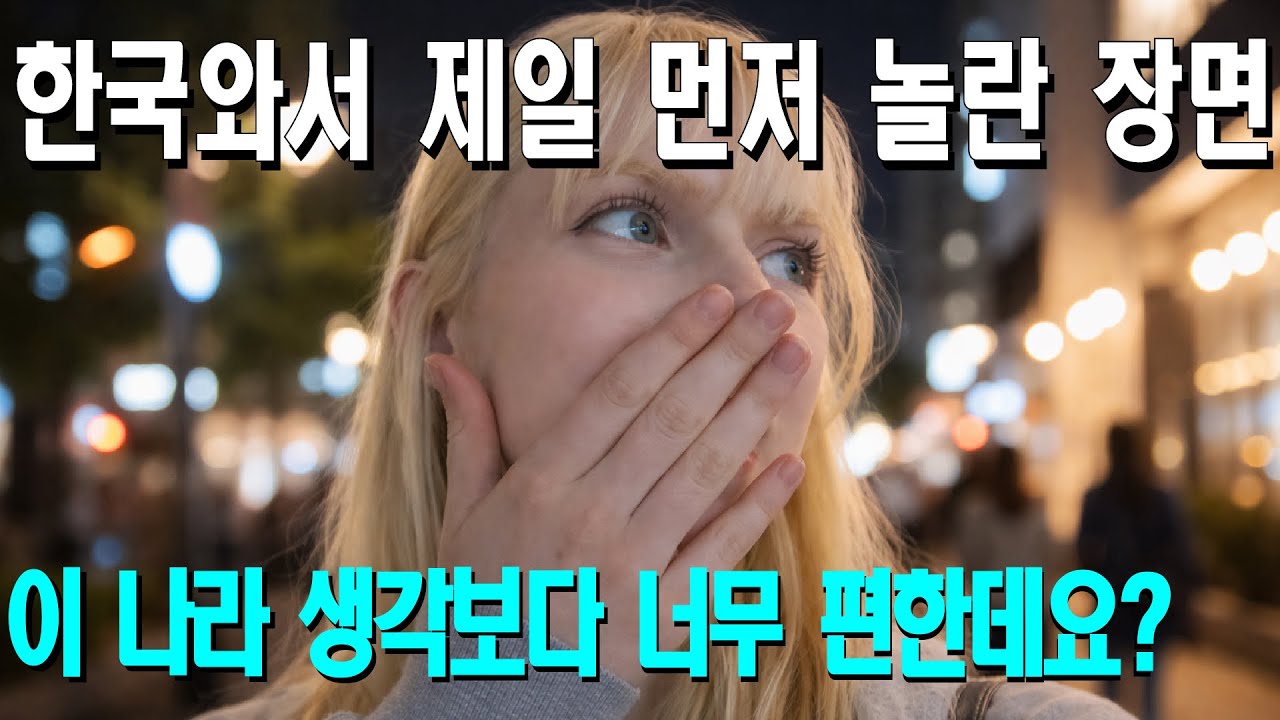 한국와서 제일 먼저 놀란 장면 “이 나라 생각보다 너무 편한데요?” 외국인 반응