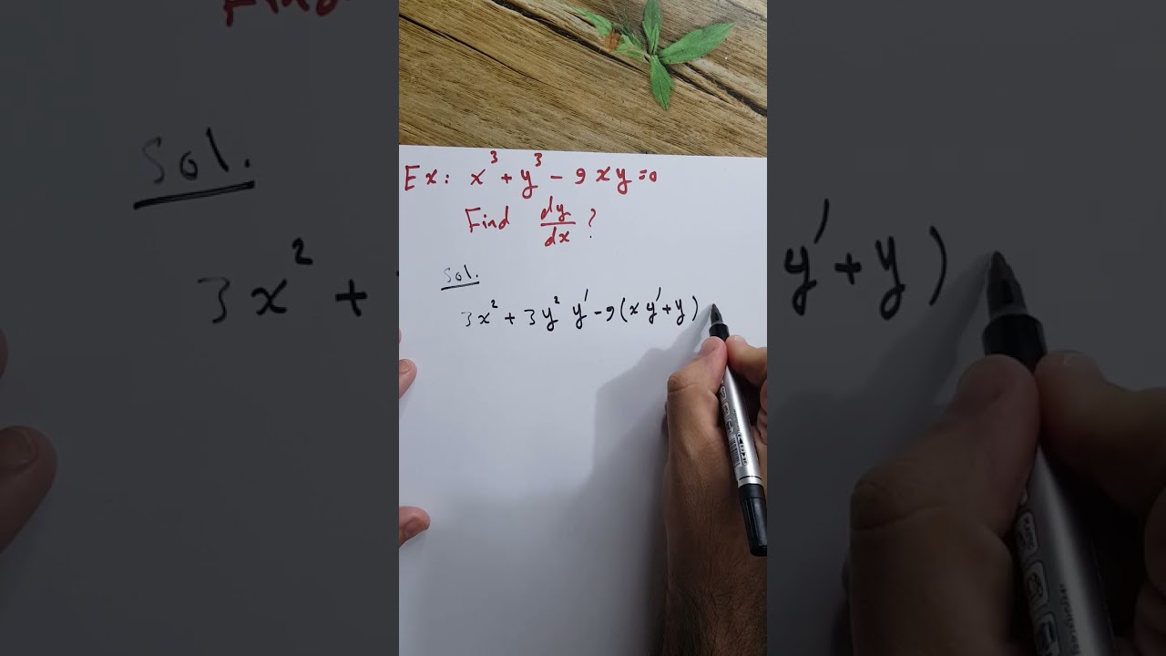 المحاضرة 25 (الاشتقاق الضمني Implicit Differentation). نوار الأسدي