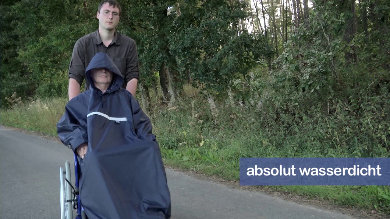 Regencape für Rollstuhlfahrer von Pellis Medica