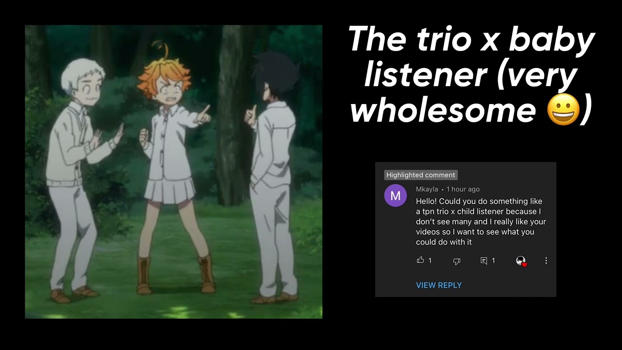 The trio x child listener♡︎