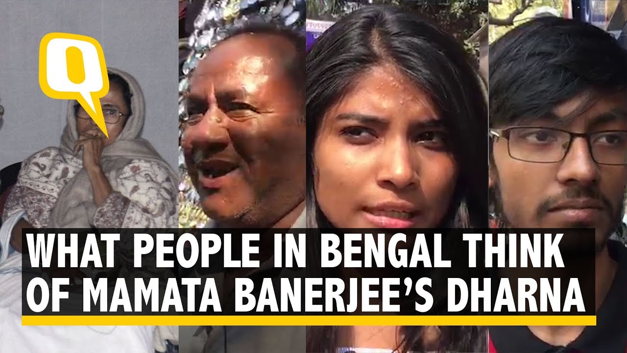 Watch: What People in Bengal Think About Mamata Banerjee’s Dharna | The Quint