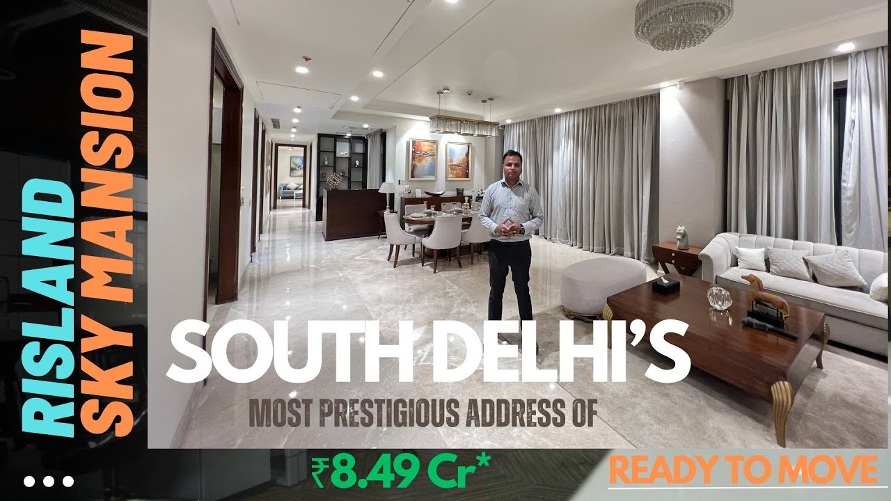 South Delhi's Most Prestigious Address | Risland Sky Mansion Chattarpur Delhi | 4 BHK 4000 Sq Ft