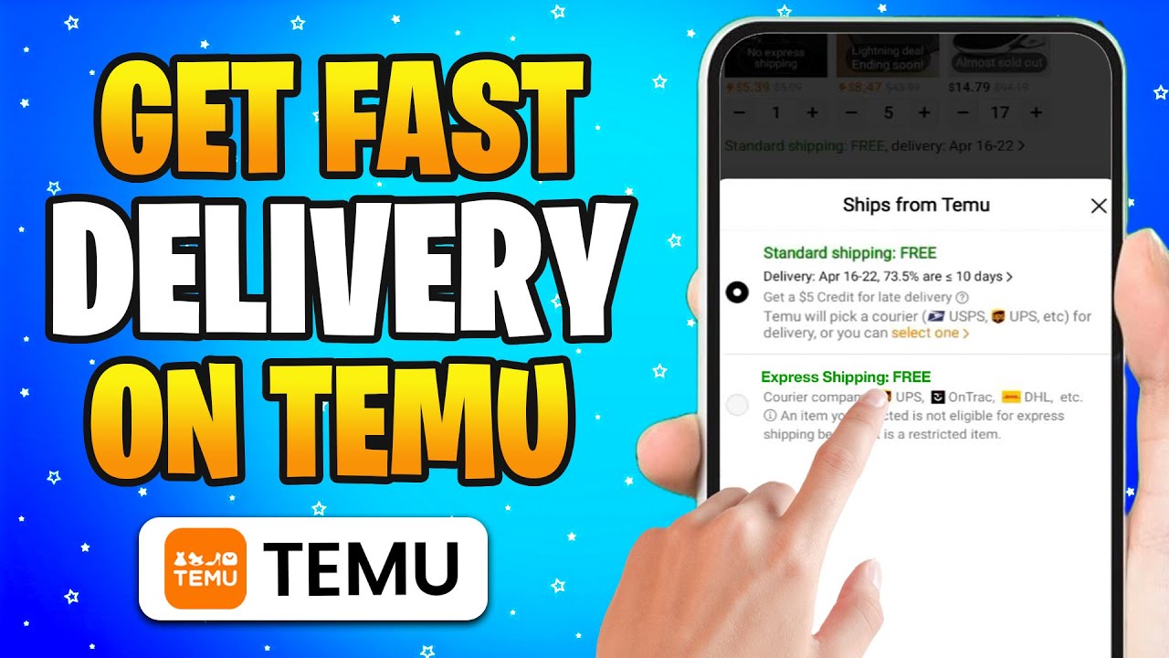 How to Get Fast Delivery on Temu (Express Delivery) New Method