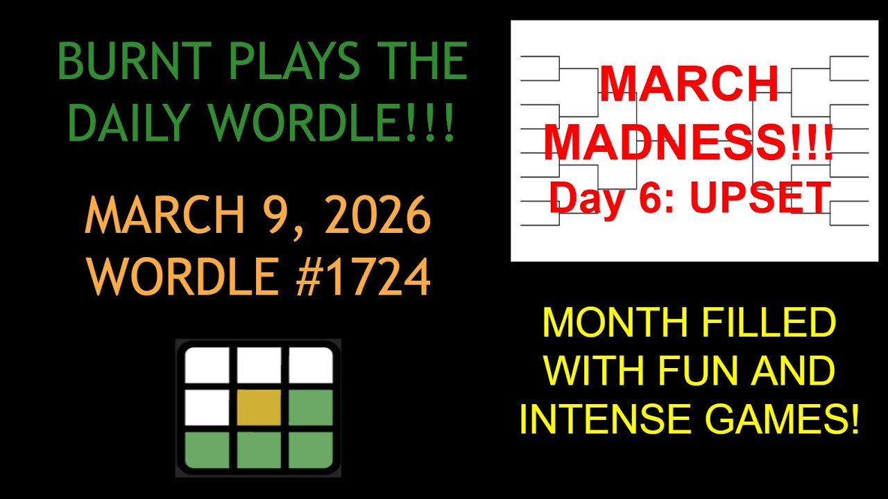 Wordle of the Day for 3/9/2026 Tips/Strategies And Answer | Wordle #1724