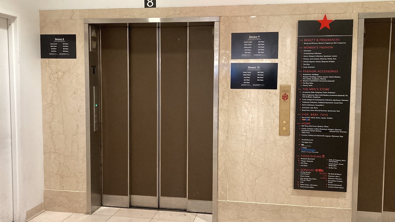Gurney Traction Elevators at Macy's flagship store (Herald Square) Manhattan, NY