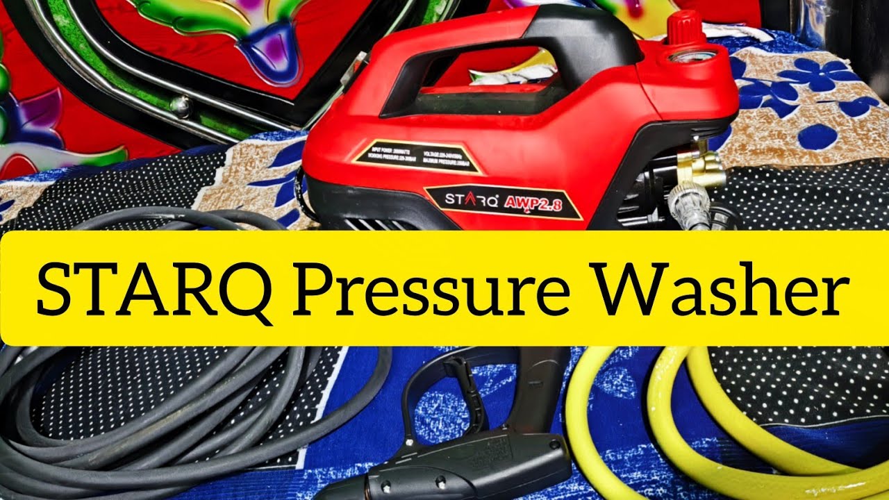starq awp 2.8 pressure washers | 🤯high pressure washers for car and bike full installation video