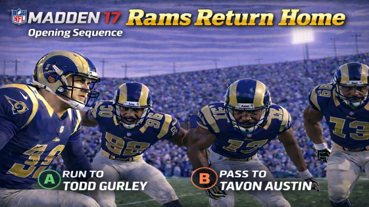 Madden 17 Rams Return Home Full Opening Sequence