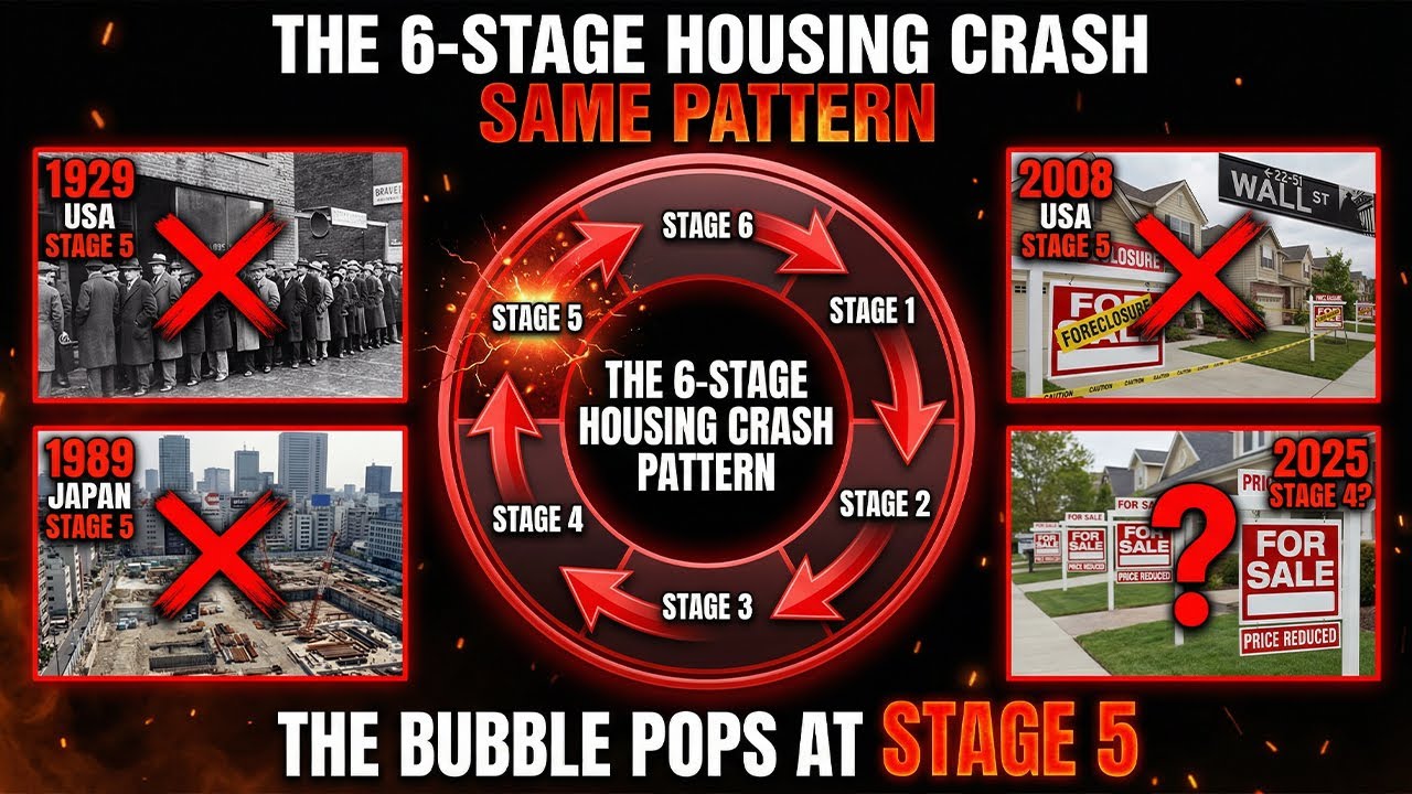 The 6-Stage Housing Crash: 1929, 2008… The Bubble Pops at Stage 5