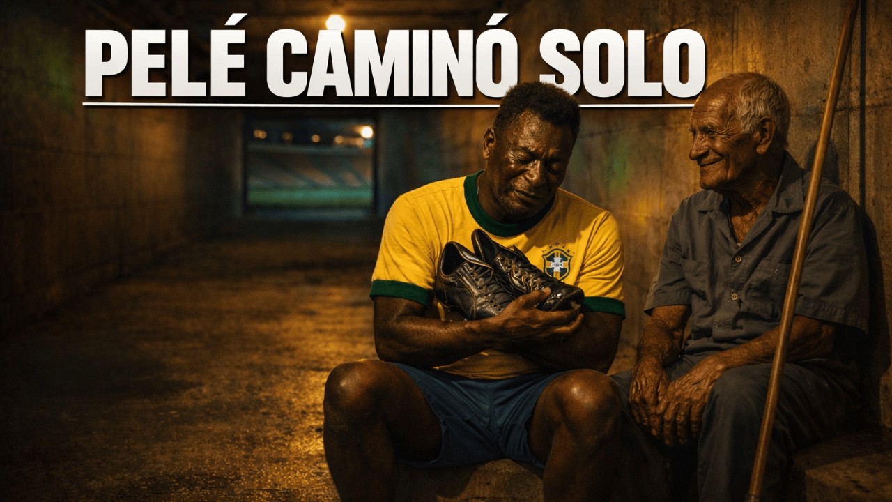 Pelé entró solo al túnel vacío y lo que vio en el banco lo destruyó