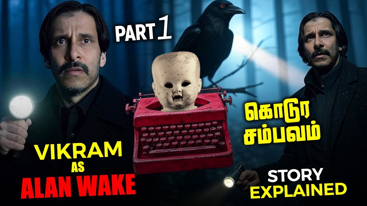நடு இரவில் திக் திக் நிமிடங்கள் 🥶 Alan Wake Story Explained in Tamil | Tamil Movies Explanation