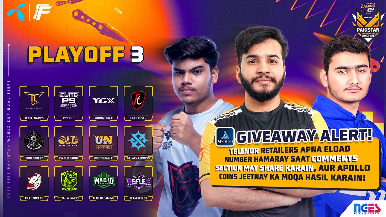 Free Fire Pakistan World Cup Qualifiers | Playoff 3