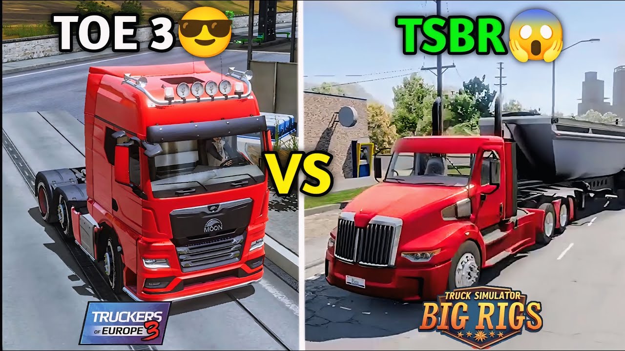 🚚Truckers of Europe 3 vs Truck Simulator Big Rigs - Which Reigns Supreme?