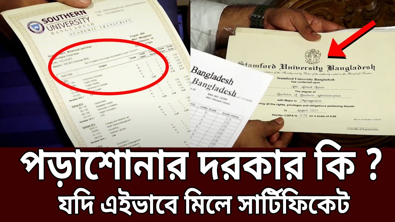 পড়াশোনার দরকার কি ? যদি এইভাবে মিলে সার্টিফিকেট | Fake Certificate | Bangla News | Mytv News
