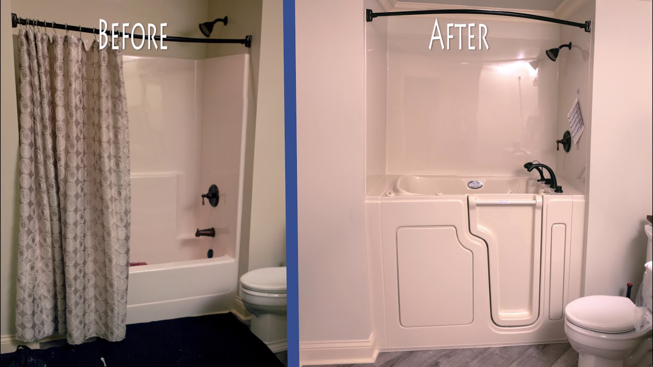 Watch us install a Walk-In Tub!