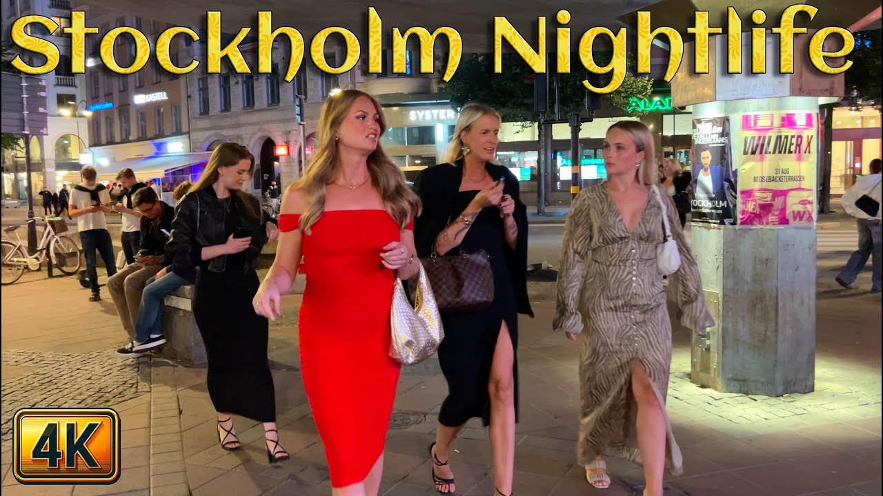 Stockholm Friday Night with Beautiful Swedish Girls 🇸🇪 Viernes en Estocolmo con Chicas Suecas