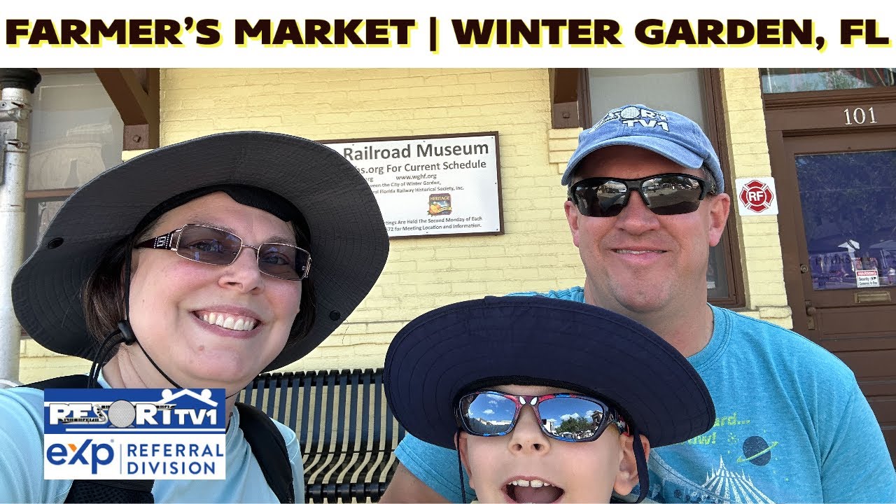 FARMER'S MARKET IN DOWNTOWN WINTER GARDEN | FAMILY VLOG | Winter Garden, FL