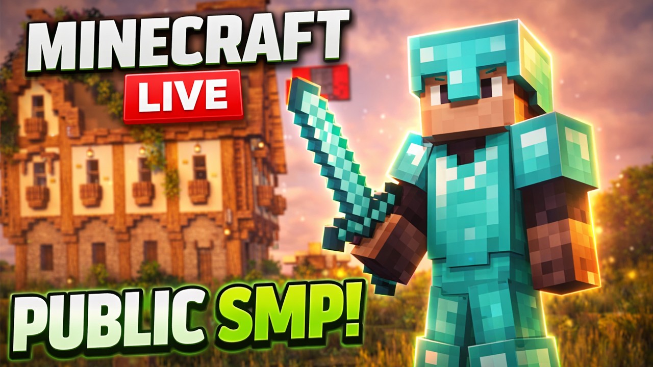 🔴 Minecraft Live | RELOADED VERSE SMP (Java + PE) | Playing With Viewers