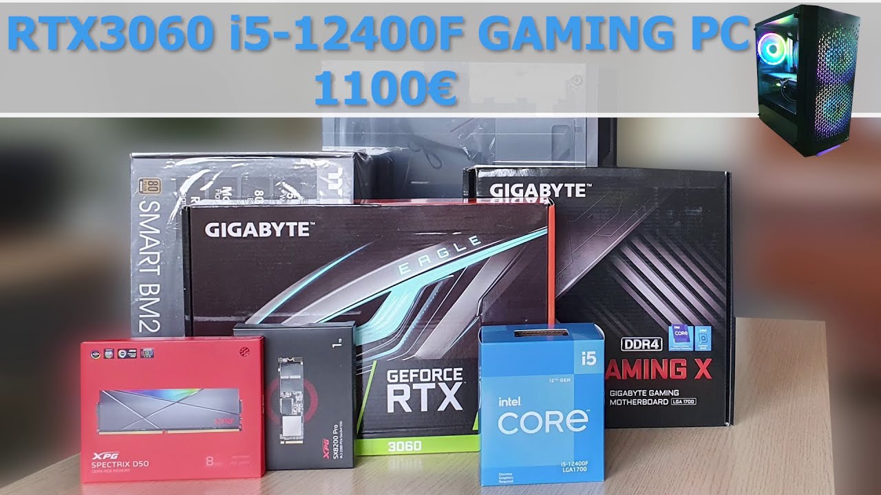 Aerocool Trinity Mini | RTX3060 | i5-12400F | Test in games